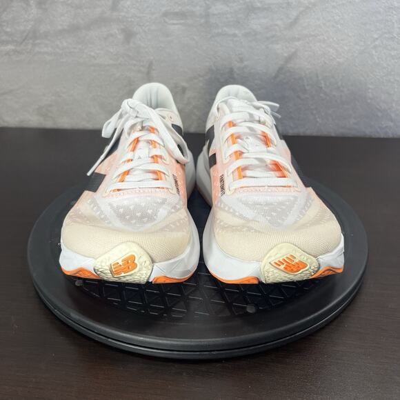 New Balance FuelCell Rebel V4 Womens Size 8B White Orange Running Lace Up Shoes - Picture 2 of 10